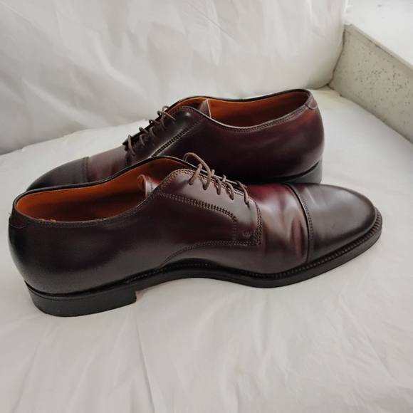 Brooks Brothers x Alden shell cordovan men\'s cap toe size 12D main image 4